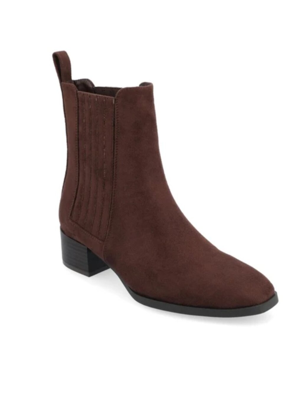 Journee Collection WRENLEY Chelsea Ankle Boots Brown Women's - 7.5M